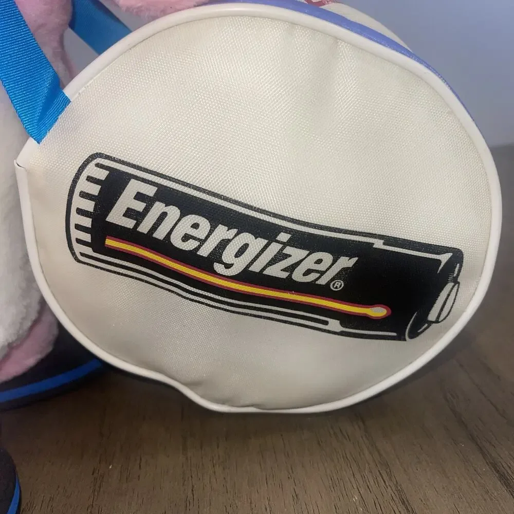 1989 Animal Fair Pink Energizer Bunny Rabbit Stuffed Plush Advertising